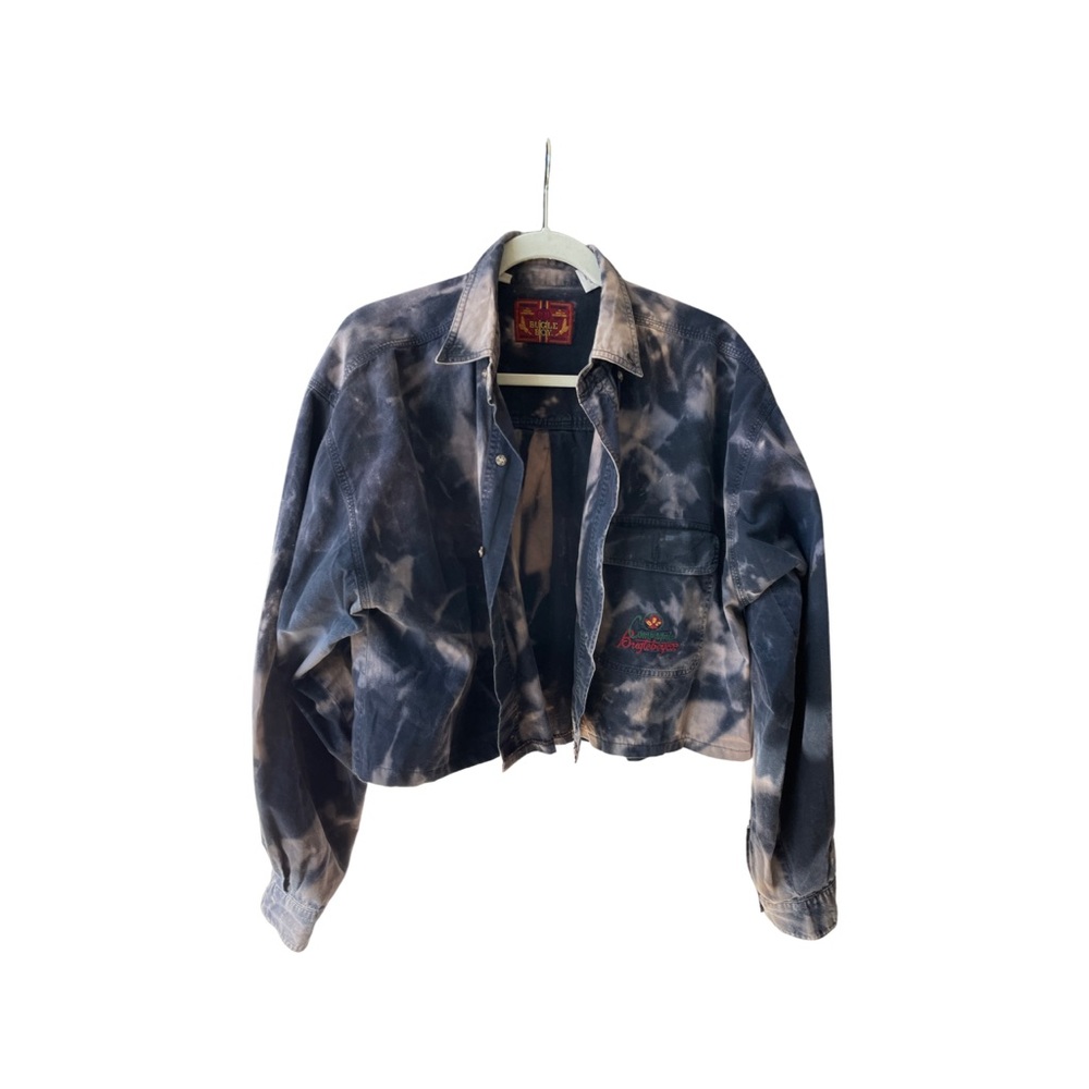 Vintage tie-dye button up